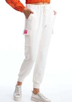 Juicy Couture Cargo Jogger In White