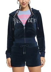 Juicy Couture Classic Juicy Hoodie With Front Bling