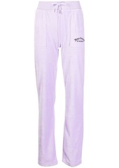 Juicy Couture Del Ray velour straight sweatpants
