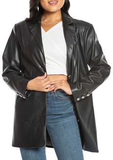 Juicy Couture Faux Leather Oversized Jacket