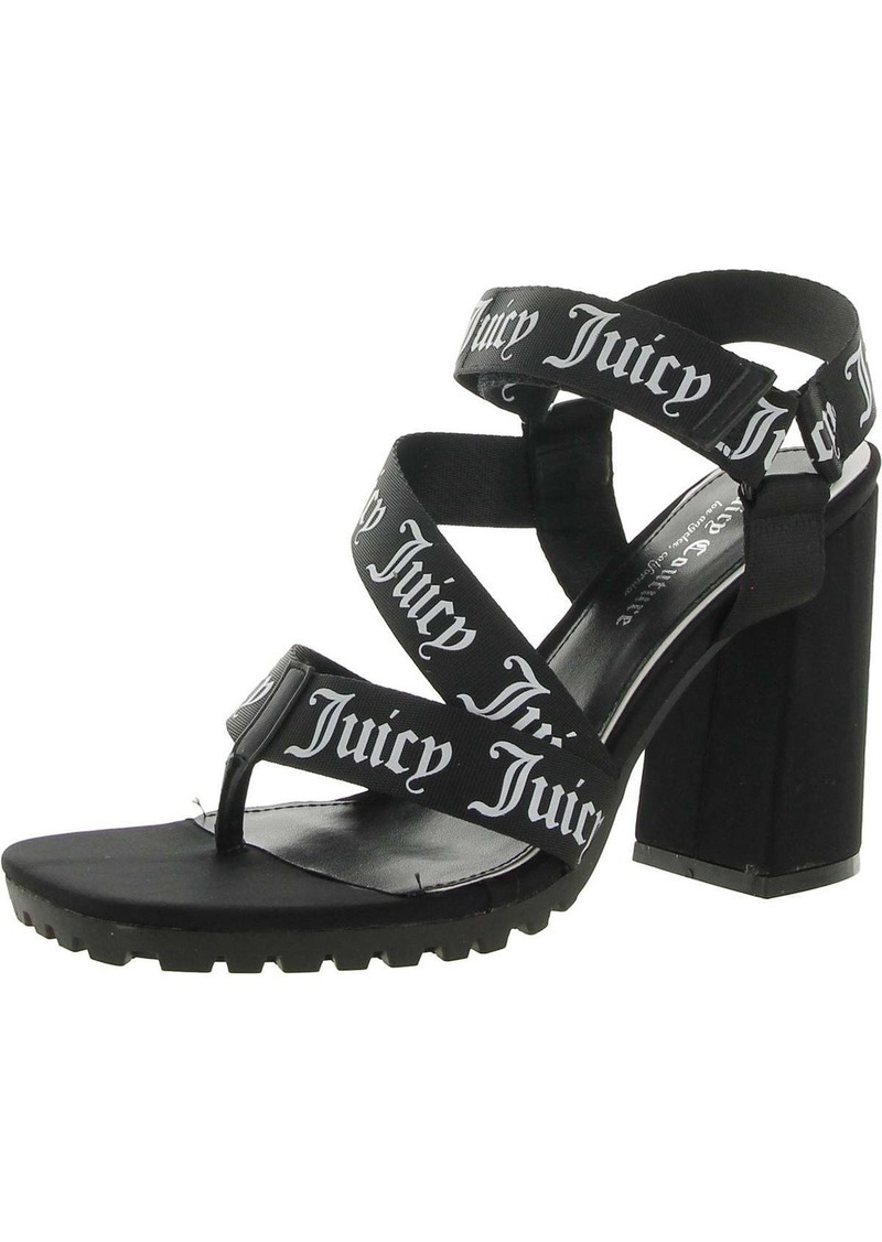 Juicy Couture Georgette Womens Open Toe Strappy Heels