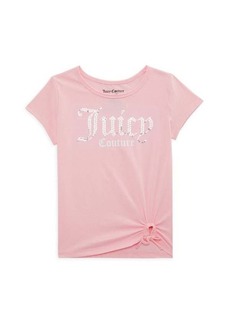 Juicy Couture Girl's Embellished Logo Tee