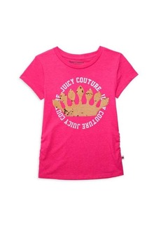 Juicy Couture Girl's Sequin Logo T Shirt