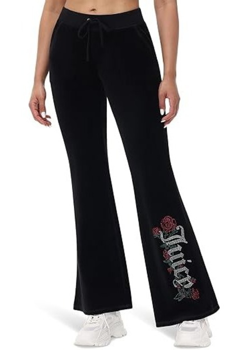 Juicy Couture Heritage Low Rise Snap Pocket Track Pants