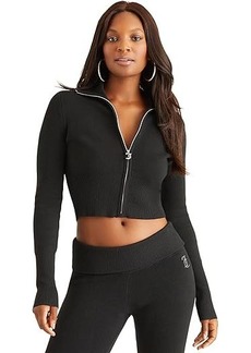 Juicy Couture High Rib Sweater Track with Bling