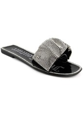 Juicy Couture Hollyn Womens Embellished Slip-On Slide Sandals