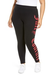 Juicy Couture Graphic Leggings in Black at Nordstrom