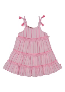 Juicy Couture Kids' Tassel Tiered Dress in Pink Assorted at Nordstrom Rack