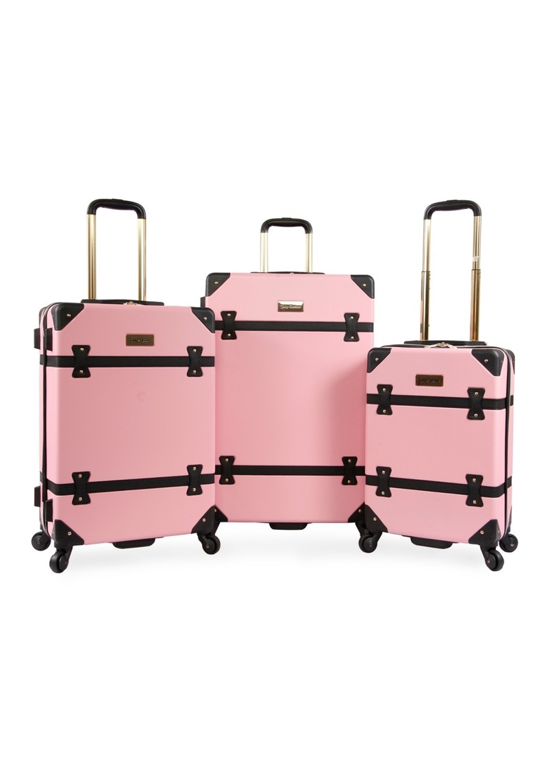 Juicy Couture Kitra 3-pc Set Hardside Luggage - Pink