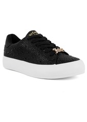 Juicy Couture Women's Alanis B Rhinestone Lace-Up Platform Sneakers - Black