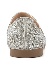 Juicy Couture Women's Caviar 2 Embellished Loafer - Silver