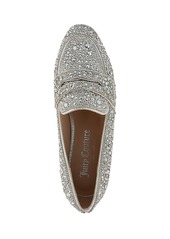 Juicy Couture Women's Caviar 2 Embellished Loafer - Silver