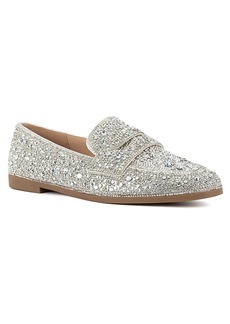 Juicy Couture Women's Caviar 2 Embellished Loafer - Silver