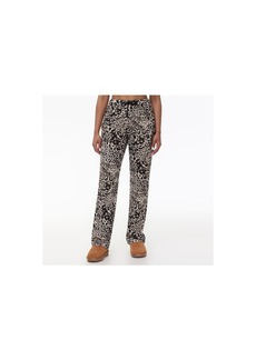 Juicy Couture Women's Cheetah Print Big Bling Velour Track Pants - Juicy ocelot