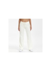 Juicy Couture Women's Classic Cotton Velour Track Pants - Liquorice