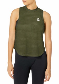 Juicy Couture Women's Dropped Armhole Mock Neck Tank