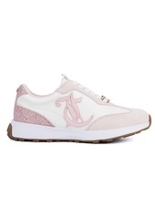 Juicy Couture Women's Eunice Lace-Up Sneakers - Blush/White