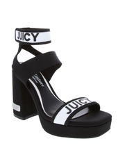 Juicy Couture Women's Glisten Platform High Heel Dress Sandals - Black