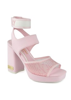 Juicy Couture Women's Graciela Dress Sandals - Pink Mesh, Neoprene