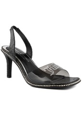 Juicy Couture Women's Greysi Lucite Strap Dress Sandals - Black