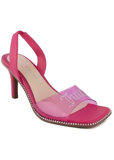 Juicy Couture Women's Greysi Lucite Strap Dress Sandals - Bright Pink