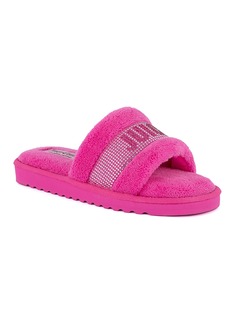 Juicy Couture Women's Halo 2 Terry Slippers - Bright Pink