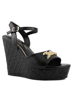 Juicy Couture Women's Harlowe Wedge Sandals - Black