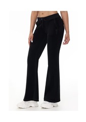 Juicy Couture Women's Heritage Cotton Velour Track Pants - Dark crimson