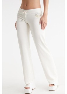 Juicy Couture Women's Heritage Wide Leg Track Pant - Angel