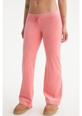 Juicy Couture Women's Heritage Wide Leg Track Pant - Coral haze