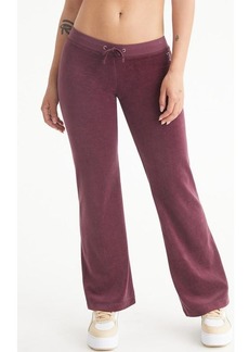 Juicy Couture Womens Stretch Velour Side Panel Luxe Legging