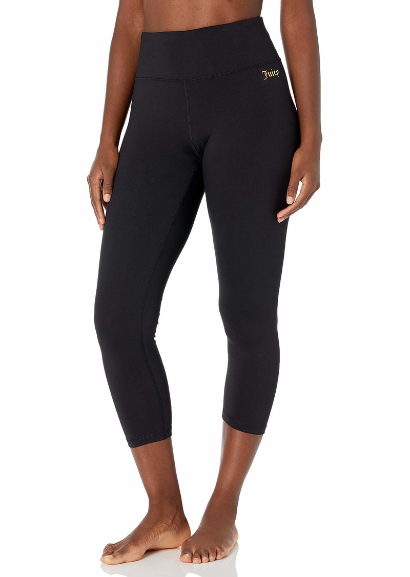 Juicy Couture Women's High Waisted Crop Yoga Tight
