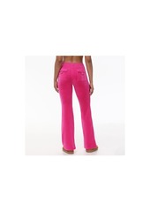 Juicy Couture Women's Hollywood Scottie Snap Pocket Cotton Velour Track Pants - Free love