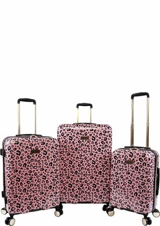 Juicy Couture Women's Jane 3-Piece Hardside Spinner Luggage Set Telescoping Handles