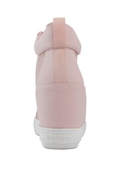 Juicy Couture Women's Jorgia Wedge Lace-Up Sneakers - Blush Smooth, Mesh