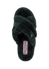 Juicy Couture Women's Jovie Open Toe Slippers - Burgundy