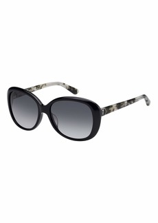 Juicy Couture Women's JU 598/S Square Sunglasses Black Havana/Gray Shaded 53mm 16mm