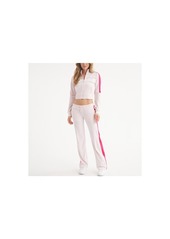 Juicy Couture Women's Moto Color Block Track Jacket - Soft glow