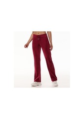 Juicy Couture Women's Og Big Bling Velour Track Pants - Angel