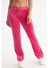 Juicy Couture Women's Og Big Bling Velour Track Pants - Coco red
