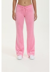 Juicy Couture Women's Og Big Bling Velour Track Pants - Hot Hot