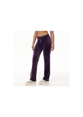 Juicy Couture Women's Og Big Bling Velour Track Pants - Electric Violet