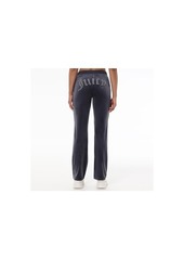 Juicy Couture Women's Og Big Bling Velour Track Pants - Crystal