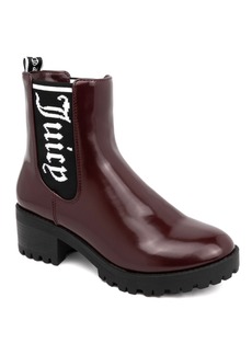 Juicy Couture Women's One-Up Ankle Boots - Burgundy, Burgundy-RR