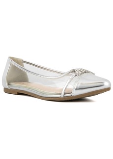 Juicy Couture Women's Pixie Slip-on Lucite Flats - Clear