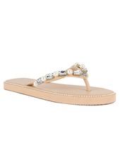 Juicy Couture Women's Sade 2 Embellished Flip Flop Sandals - Black