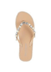 Juicy Couture Women's Sade 2 Embellished Flip Flop Sandals - Nude