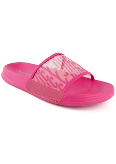 Juicy Couture Women's Wryter Pool Slide Sandals - Bright Pink