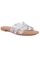 Juicy Couture Women's Zimie Slip-On Flat Sandals - Cognac/Bronze