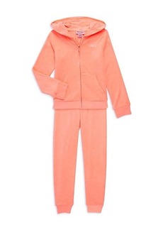 Juicy Couture Little Girl's 2-Piece Hoodie & Joggers Set